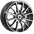 Диск K&K Квант (KC960-00) 5,5x14 4x98 ET35 DIA 58,5 Алмаз черный